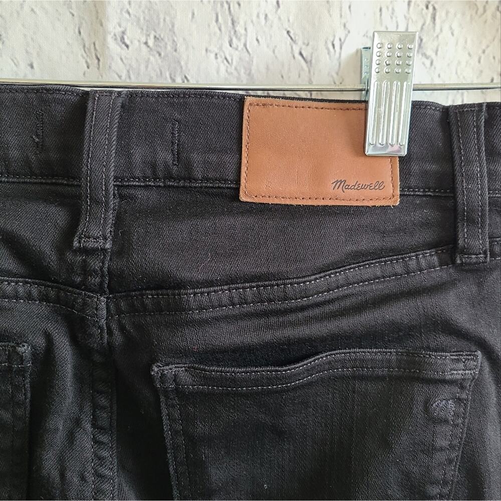 Madewell Black Denim 10" High Rise Skinny Jeans Women's 25 - Picture 6 of 13